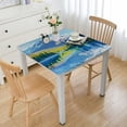 thumbnail image 1 of WYYP Mountain Lake Trees Mountain Range Square Table Cloth 100% Polyester Fiber 46*46, 1 of 8