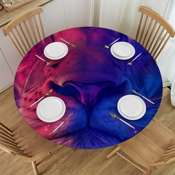 WYYP Outdoor Picnic Camping and Indoor Kitchen Dining Party 100% Polyester Fiber Table Cover White