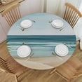 thumbnail image 1 of WYYP Outdoor Picnic Camping and Indoor Kitchen Dining Party 100% Polyester Fiber Tablecloth White, 1 of 8