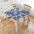 thumbnail image 1 of WYYP Pagoda Trees Buildings Square Tablecloth 100% Polyester Fiber 46*46, 1 of 8