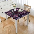 thumbnail image 1 of WYYP Paisley Print Square Tablecloth Waterproof Resistant Fabric 100% Polyester Fiber 46*46, 1 of 8