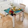 thumbnail image 1 of WYYP Parrot Square Tablecloth Great for Home Kitchen/Parties/Holiday Dinner 100% Polyester Fiber 52*52, 1 of 8