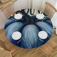 thumbnail image 1 of WYYP Pumpkin Pumpkin Round Tablecloth Washable for Home Kitchen Outdoor Decoration 100% Polyester Fiber Full Width Single-Sided Printing White, 1 of 8