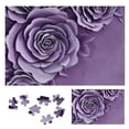 thumbnail image 1 of WYYP Purple Roses Challenging Difficult Wood Puzzles for Adults 1000 PCS, 1 of 6