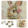 thumbnail image 1 of WYYP Rabbit Flower Beatrix Potter Wooden Jigsaw Puzzle for Adults 500 PCS, 1 of 6