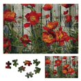 thumbnail image 1 of WYYP Red Flowers Garden Wooden Jigsaw Puzzle - Impossible Wooden Puzzles Gift for Family Friends 1000 PCS, 1 of 6