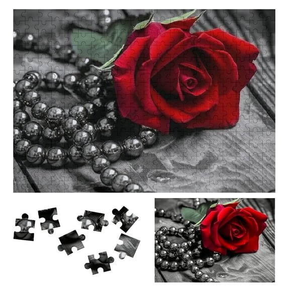 WYYP Romantic Jewelry Challenging Difficult Wood Puzzles for Adults 300 PCS