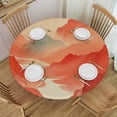 thumbnail image 1 of WYYP Round Table Cloth 100% Polyester Fiber Great for Home Kitchen/Parties/Holiday Dinner White, 1 of 8