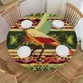 thumbnail image 1 of WYYP  Round Tablecloth, Aztec Tablecloth for Side Table, Birds and Abstract Arrows, Fit Round Tables Diameter, for Restaurant Picnic Indoor and Outdoor Use, Multicolor White, 1 of 7