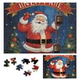 thumbnail image 1 of WYYP Santa Clause Bell Christmas Wooden Jigsaw Puzzle Gift for Family Friends 300 PCS, 1 of 6