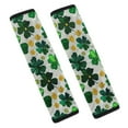 thumbnail image 1 of WYYP Shamrocks Polka Dot Car Seat Belt Cover Pad Protect Neck Shoulder 2Pcs, 1 of 6