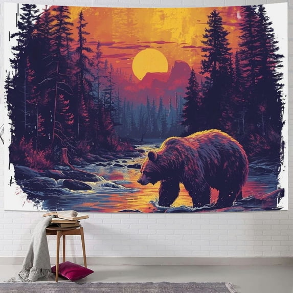 WYYP Short Plush Printed Tapestry Exquisite Design Multiple Sizes Wall Hanging Decor 60x50inch