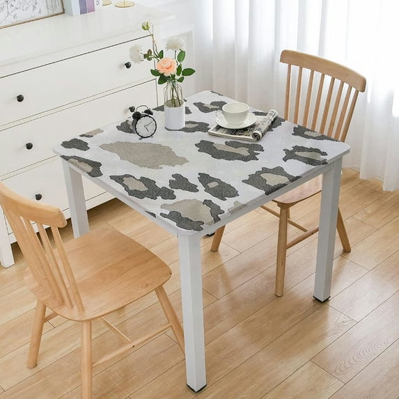 WYYP Spots Square Tablecloth for Picnic Dining Kitchen Farmhouse 100% Polyester Fiber 46*46