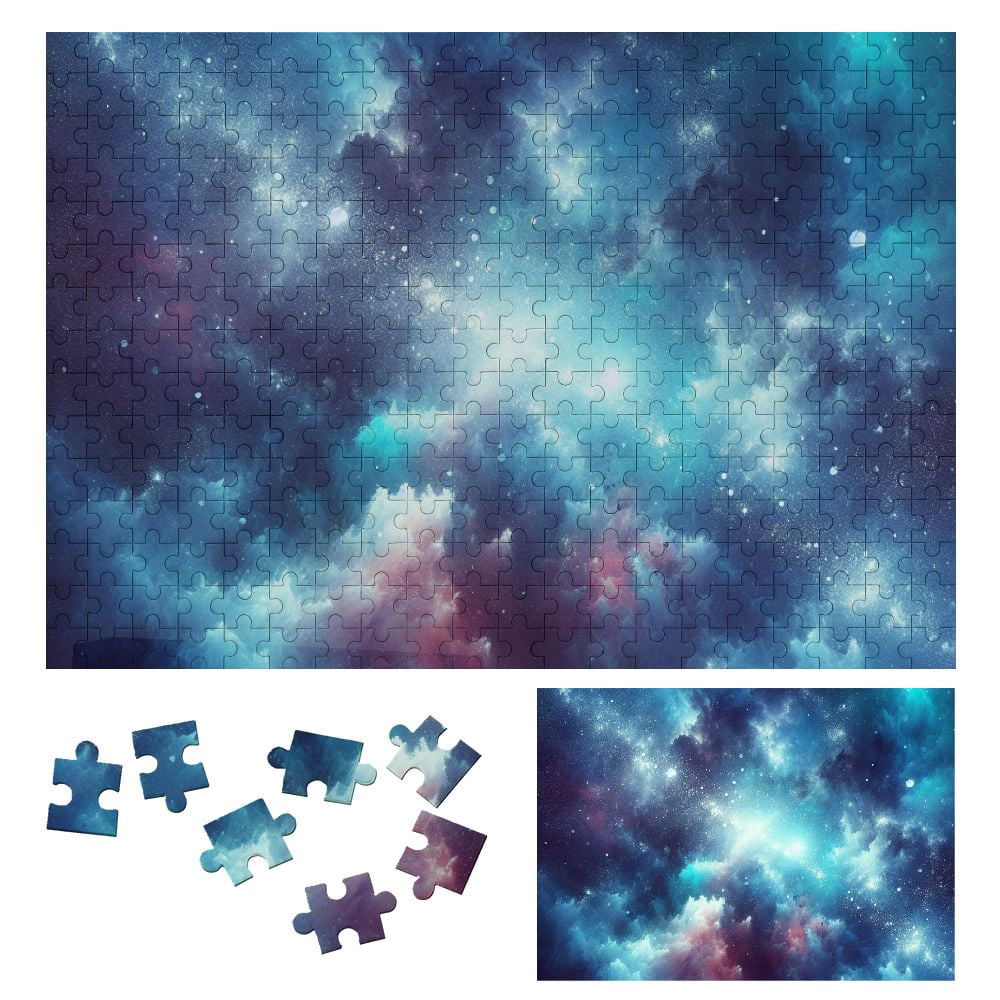 WYYP Starry Night Sky Nebula Wooden Jigsaw Puzzle for Adults and Kids ...