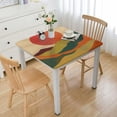 thumbnail image 1 of WYYP Sun Mountain Red Circle Square Fitted Table Cloths 100% Polyester Fiber 36*36, 1 of 8