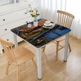 thumbnail image 1 of WYYP Sunset Square Tablecloth Full Width Single-Sided Printing 100% Polyester Fiber 46*46, 1 of 8
