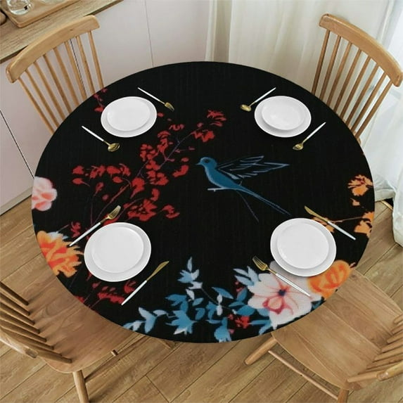 WYYP Tablecloth Carnation Flower- Decoration Fundas para Cojines de Sala Cute White