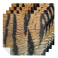 thumbnail image 1 of WYYP Tiger Fur Black Stripe Polyester Cloth Napkins for Farmhouse Party Dining Table Decor 6 PCS, 1 of 7