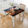 thumbnail image 1 of WYYP Tranquil Rural Scene Square Tablecloth Waterproof 100% Polyester Fiber 40*40, 1 of 8