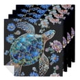 thumbnail image 1 of WYYP Turtle Flowers Ai Weiwei Cloth Napkins Polyester for Farmhouse Party Dining Table Decor Gift 4 PCS, 1 of 7