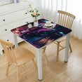 thumbnail image 1 of WYYP Urban Night Scene Square Tablecloth for Picnic Dining Kitchen Farmhouse 100% Polyester Fiber 46*46, 1 of 8