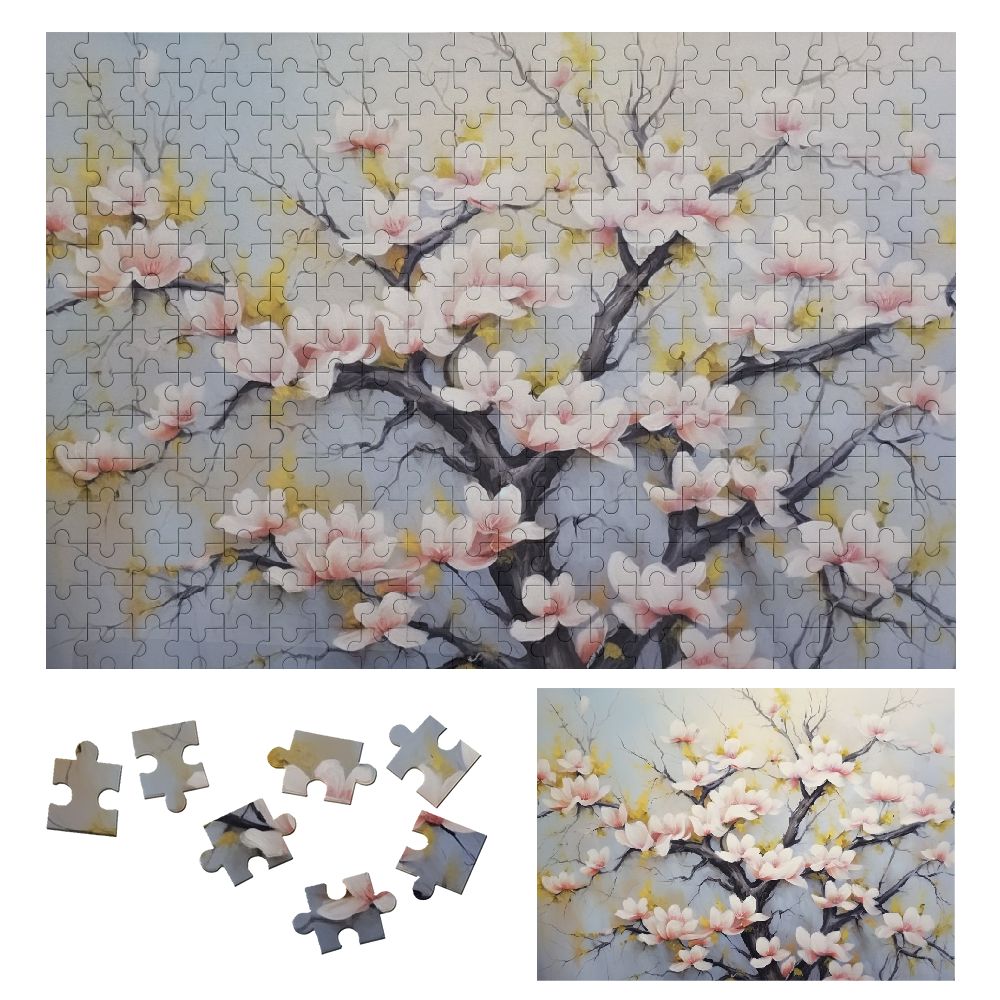 WYYP White Flowers Wooden Puzzle for Adults and Kids - Impossible ...