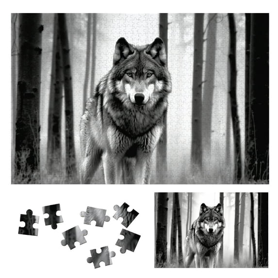 ONETECH Dog Wooden Jigsaw Puzzle - Impossible Wooden Puzzles - Gift for Family Friends 1000 PCS