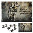 thumbnail image 1 of WYYP Wolf Quote Rustic Wooden Puzzle Challenging Difficult Wood Puzzles for Adults 1000 PCS, 1 of 6