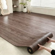 WYZCTTD 1.3mm Thick Peel and Stick Vinyl Flooring Roll Waterproof Non-Slip Wood Grain
