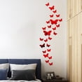thumbnail image 1 of WYZCTTD 36 Pcs Butterfly Mirror Wall Stickers Removable Acrylic Self Adhesive Decal Decor, 1 of 6