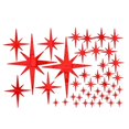 thumbnail image 1 of WYZCTTD 84 Pcs Sparkle Star Mirror Wall Stickers Removable Acrylic Self Adhesive Decal Decor, 1 of 6