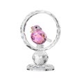 thumbnail image 1 of WYZCTTD Crystal Bird Figurines, Collectible Glass Bird in Hoop Statue Table Centerpiece, Decorative Sparkly Animal Sculpture for Home Office Decor, 1 of 5