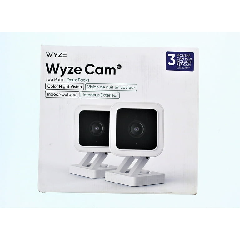 WYZE Cam V3 Wired Home Security Camera with 3-Months Cam Plus