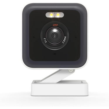 WYZE Cam v3 Pro 2K Indoor/Outdoor Wi-Fi Security Camera with Color Night Vision, Edge AI, Integrated Spotlight & Siren, 2-Way Audio, Compatible with Alexa & Google Assistant, White