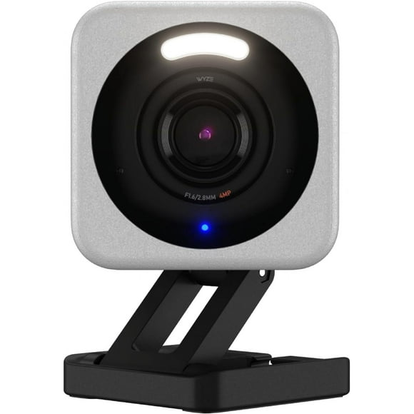 WYZE Cam v4, 2.5K QHD WiFi Indoor/Outdoor Smart Home Security Camera, Pet/Baby Monitor, Motion Activated Spotlight/Siren, Color Night Vision, 2-Way Audio, Works with Voice Assistants, Gray