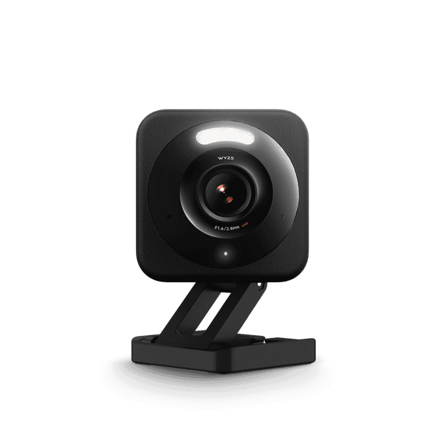 WYZE Cam v4, 2K HD Wi-Fi Smart Home Security Camera, Indoor/Outdoor, Pet/Baby Monitor, Motion Activated Spotlight/Siren, Enhanced Color Night Vision, 2-Way Audio, Wired, Black