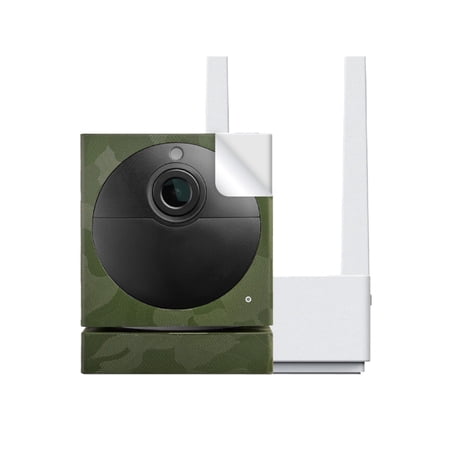 WYZE WVOD1B1CAMO Wireless Outdoor Surveillance Security Camera with Dbrand Skin