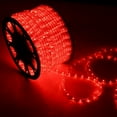 thumbnail image 1 of WYZworks 100 feet LED Rope Lighting (RED) Cool White, Warm White, Green, Blue, RGB, Orange Spool Option- Christmas Holiday Decoration Light | UL Certified Safety Fuse Included, 1 of 9