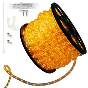 WYZworks 100 feet LED Rope Lighting (WARM WHITE) Blue, Green, Red, RGB ...