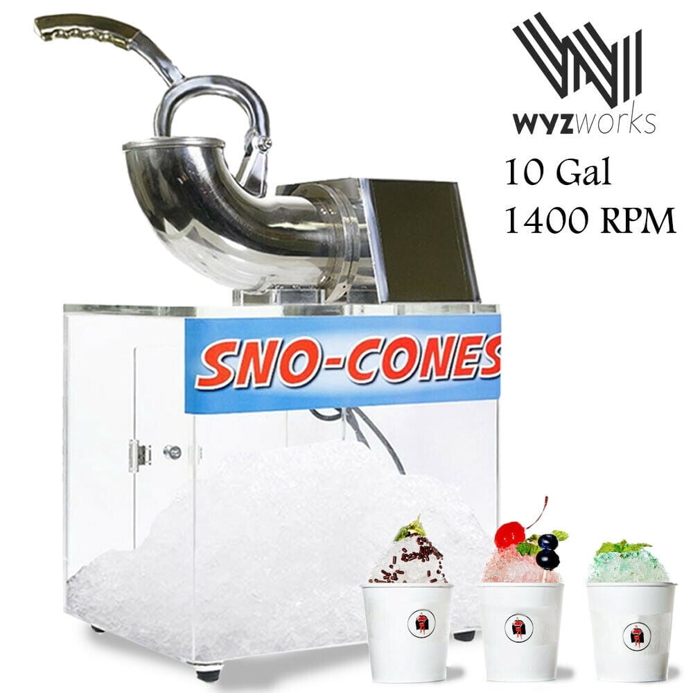 Electric Snow Cone Maker - Heavy Duty Ice Shaver Machine