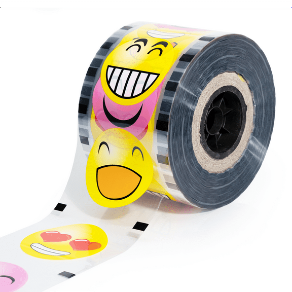 WYZworks Cup Sealer Film PP type with Smiley Faces