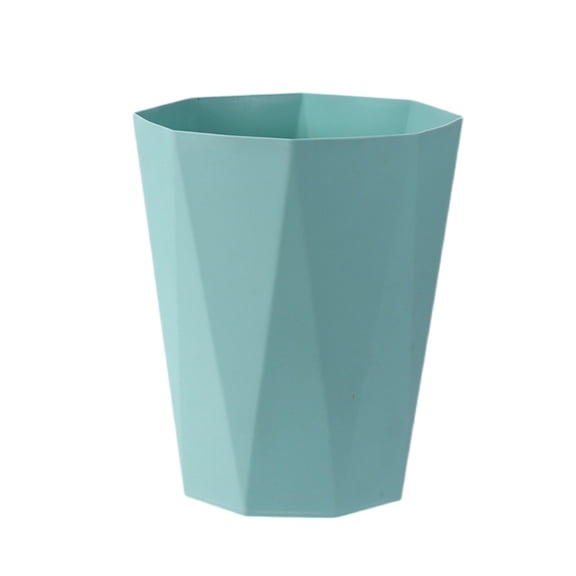 WYanRUI Geometric Polygon Wastebasket Multi Color Open Top Garbage Bin, Matches Wire Mesh Sink Strainer for Kitchen Bathroom Dorm Home Waste Storage