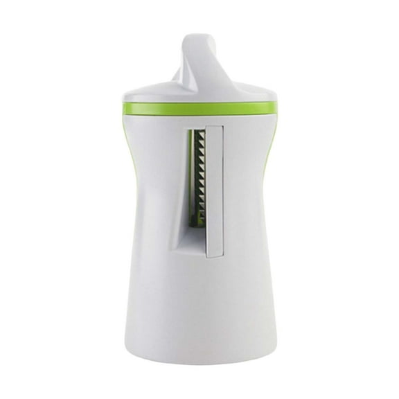WYanRUI Handheld Stainless Steel Spiral Vegetable Slicer, Multi Blade Funnel Veggie Cutter for Carrot Cucumber Zucchini Kitchen Prep Gadget