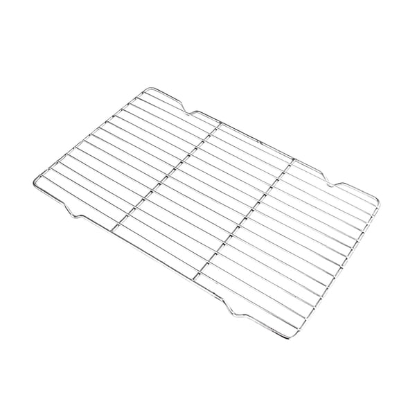 WYanRUI Heavy Duty Stainless Steel Baking Cooling Rack, Oven Safe Wire Grid Roasting Grid with Raised Feet for Cookie Bread Meat Sheet Pan Cooking & Draining,white