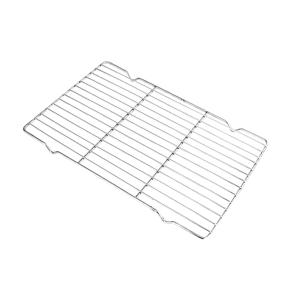 WYanRUI Heavy Duty Stainless Steel Baking Cooling Rack, Oven Safe Wire Grid Roasting Grid with Raised Feet for Cookie Bread Meat Sheet Pan Cooking & Draining,white