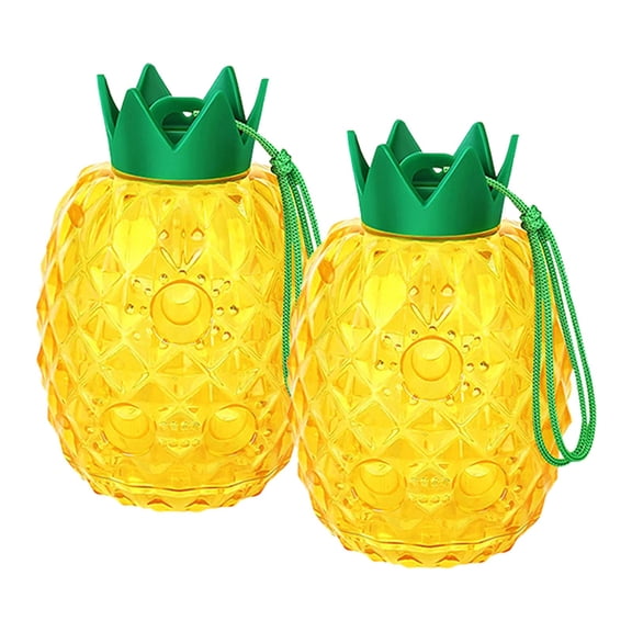 WYanRUI Pineapple Shaped Reusable Wasp Fly Trap, Hanging Outdoor Insect Catcher Plastic Bug Repellent for Garden Farm Backyard Pest Control Supplies