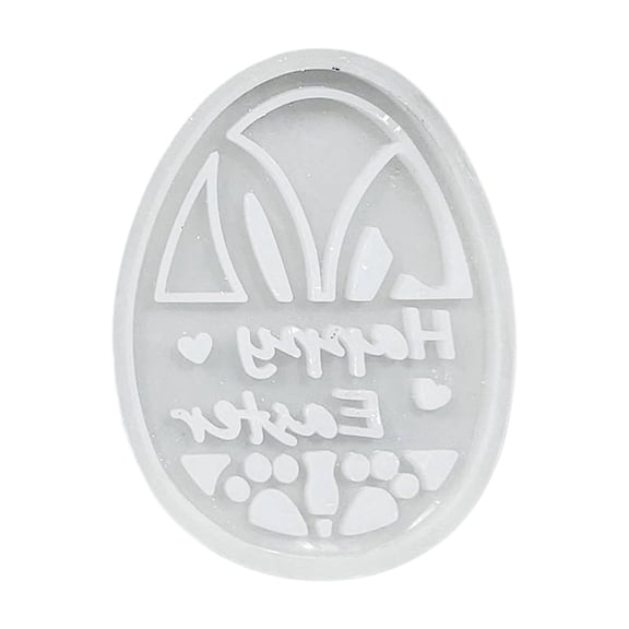 WYanRUI Silicone Easter Bunny & Egg Casting Mold - Epoxy Resin & Plaster Craft Kits for DIY Holiday Decorations and Art Projects，rabbit ears - One Size