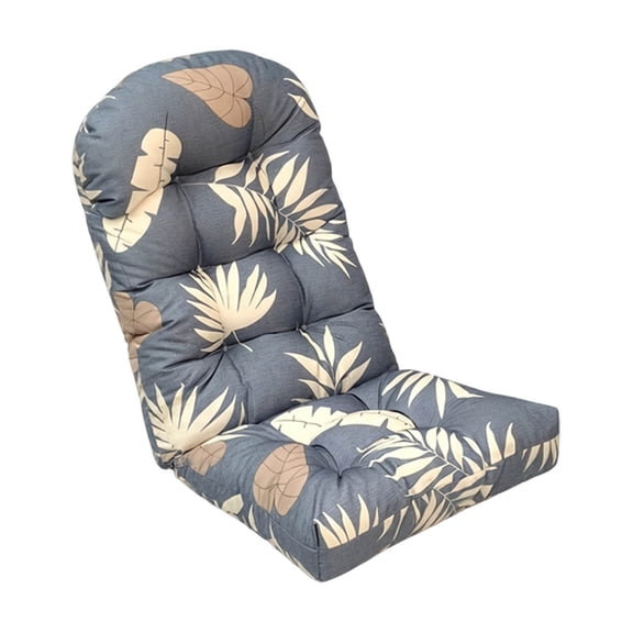WYanRUI Thick Tufted Polyester High Back Patio Chair Cushion, Non Tie On Replacement Seat Pad for Garden Rocker Glider Porch Indoor Outdoor Furniture Supplies