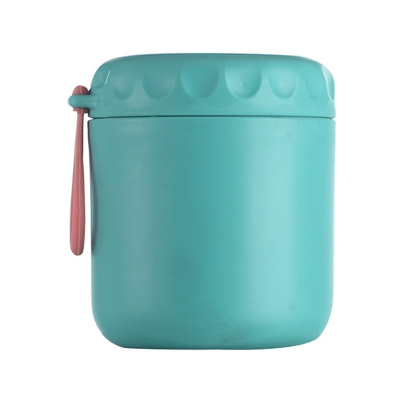 WYanRUI Vacuum Insulated Stainless Steel Food Jar with Built-in Spoon, Leakproof Portable Soup Container for Kids School Office Travel Hot Cold Meal Storage