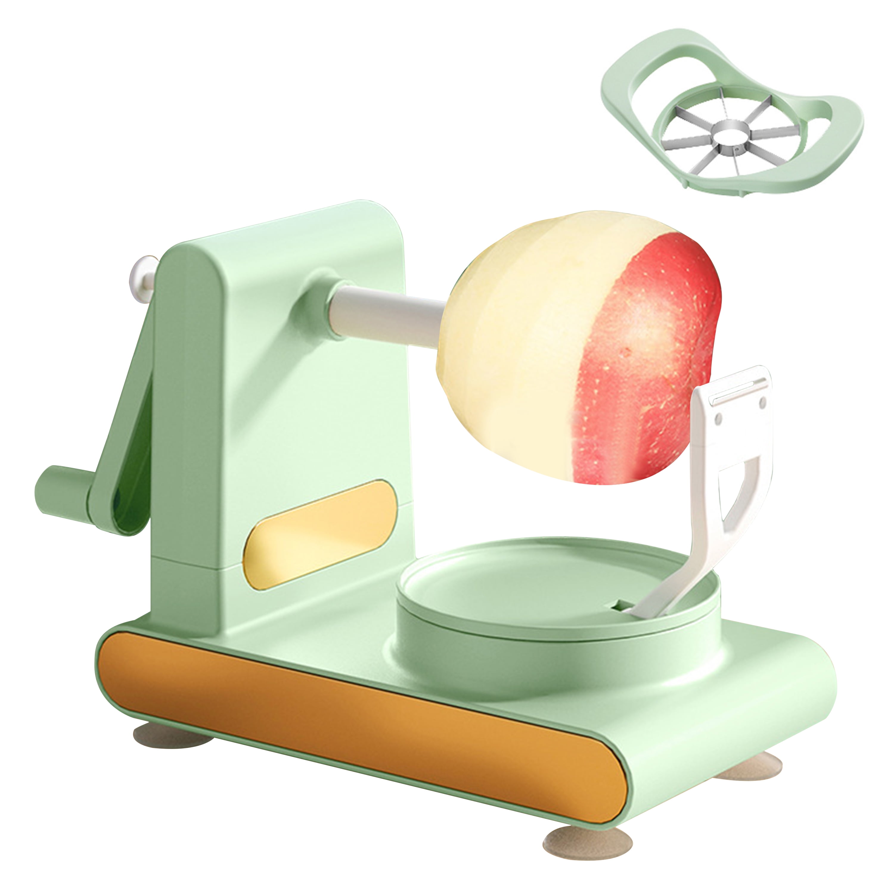 WZCPCV Apple Peeler, Pear Potato Peeler with 8 Wedges Apple Slicer and